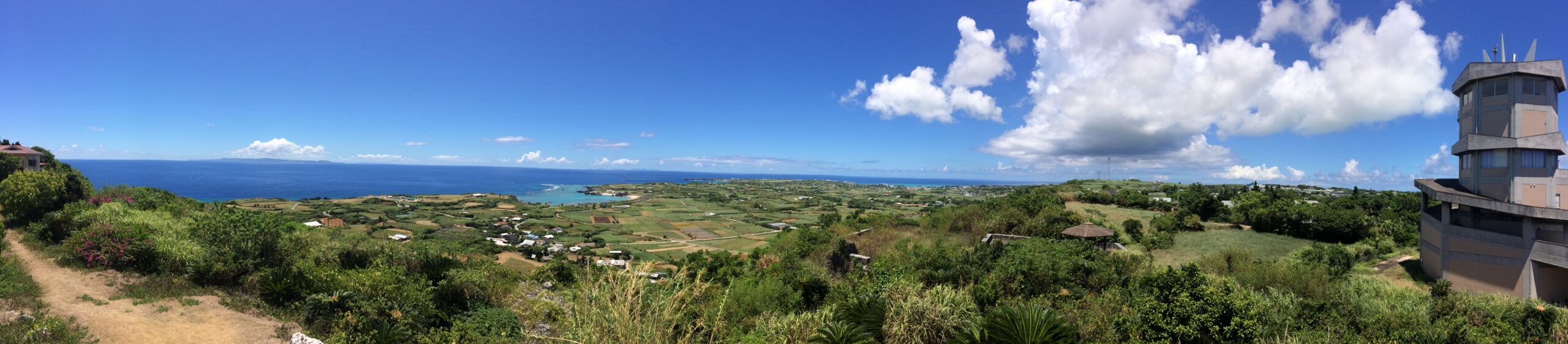 与論城跡からの景色